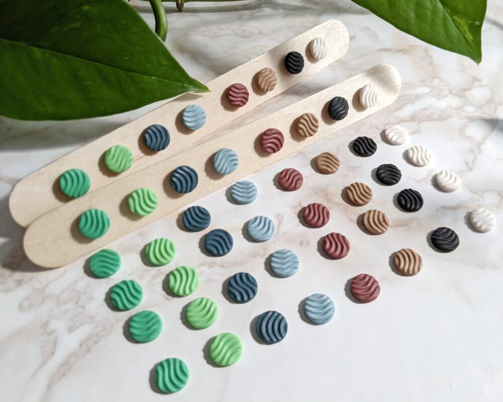 Set cercei colorati handmade lut polimeric